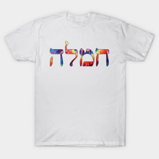 Chemlah - Compassion (Hebrew, Tie-Dye) T-Shirt